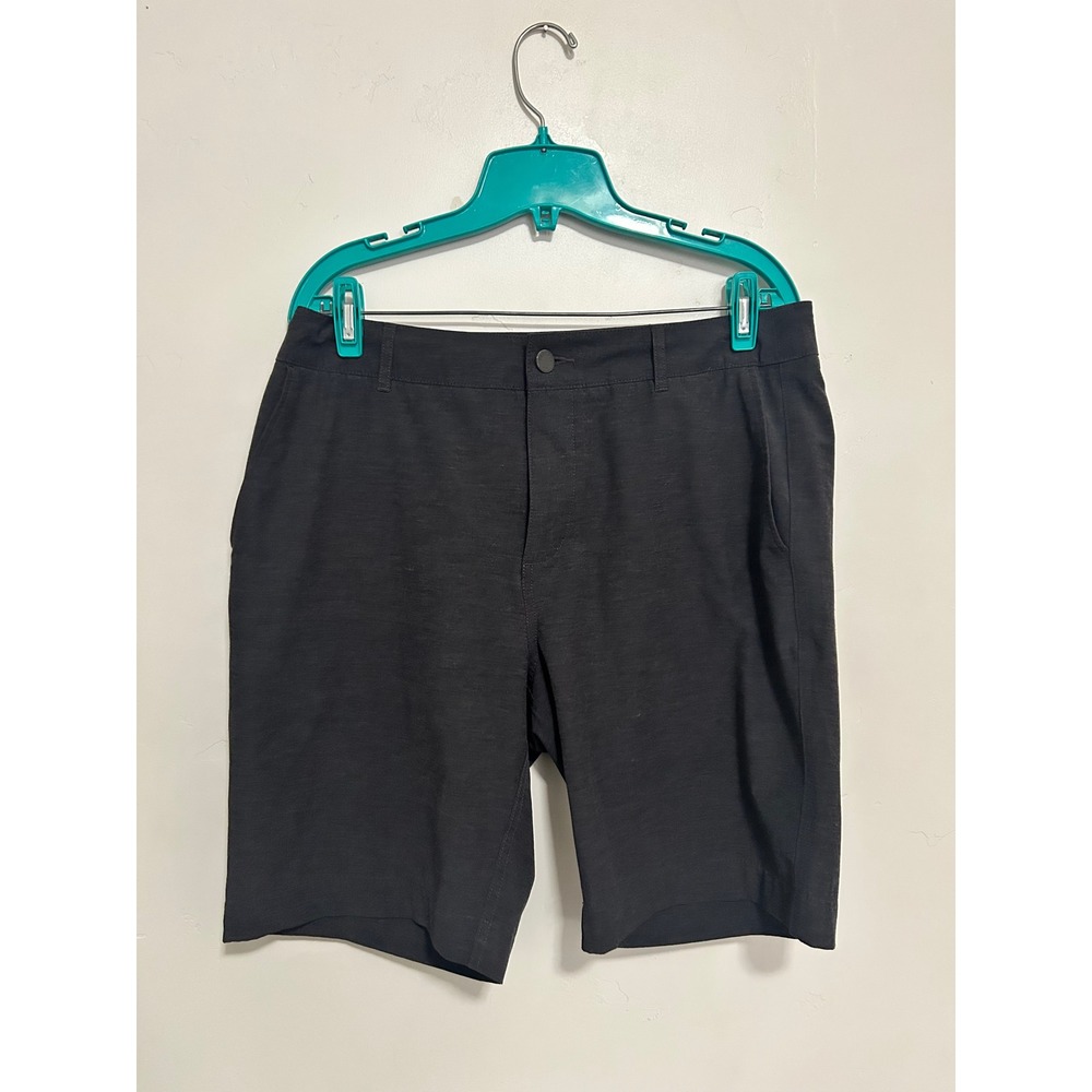 Faherty All Day Shorts Charcoal Gray Melange Hybrid Board Shorts Mens 33 Stretch